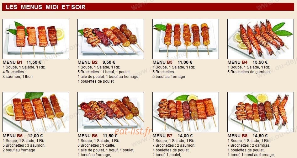 Sushi Yo Up — carte page 9