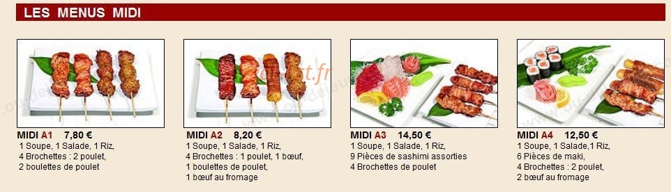 Sushi Yo Up — carte page 8