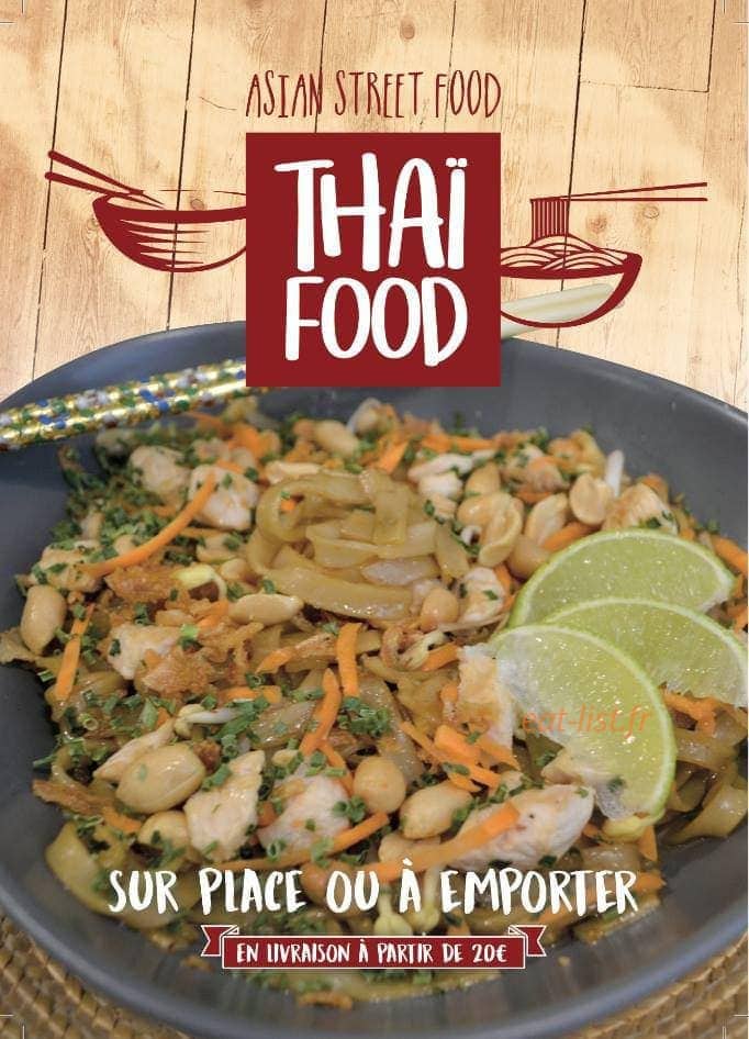 Thaï food — carte page 1
