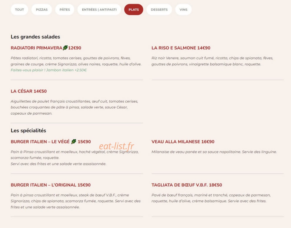 Signorizza — carte page 4