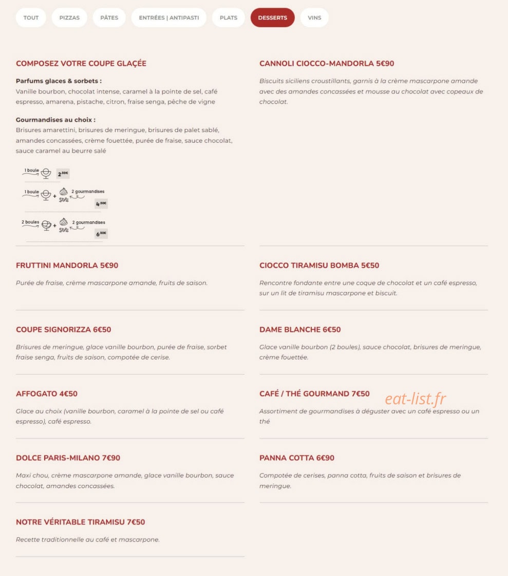 Signorizza — carte page 5