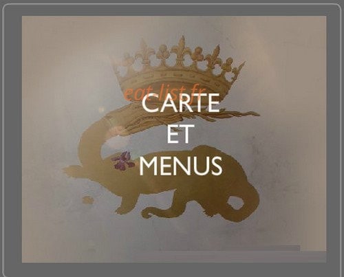 Bistrot De Claude — carte page 1