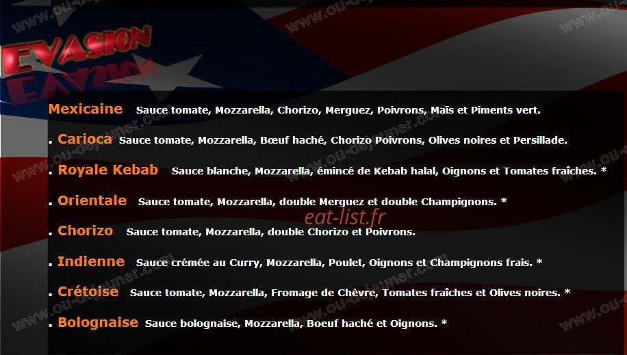 Délice pizza — carte page 3