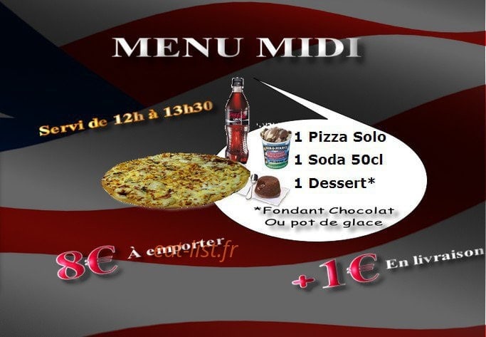 Délice pizza — carte page 9