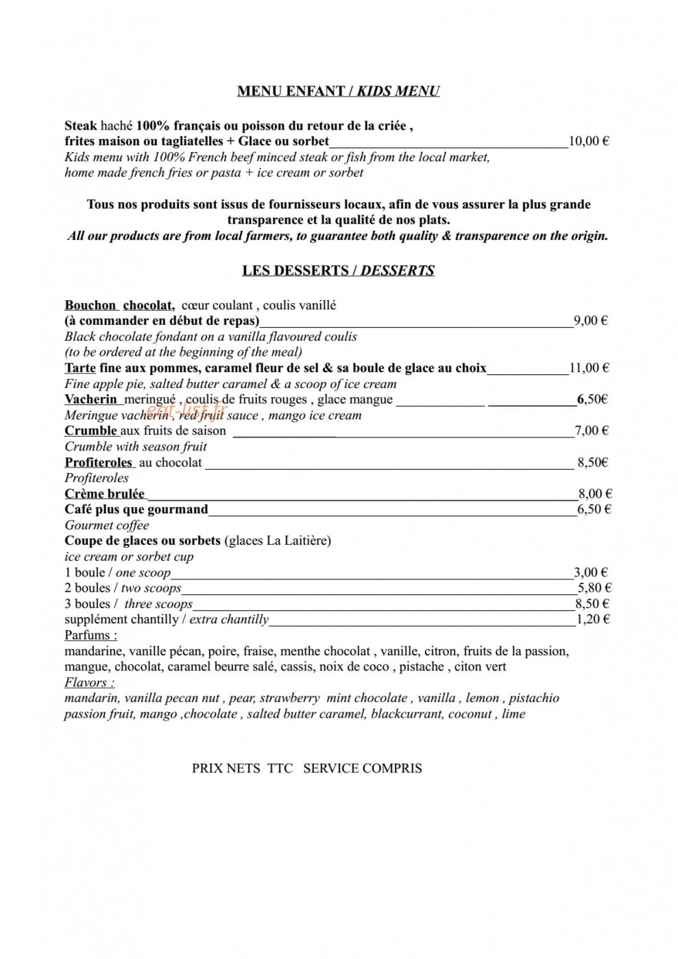 Hôtel Heritage — carte page 2