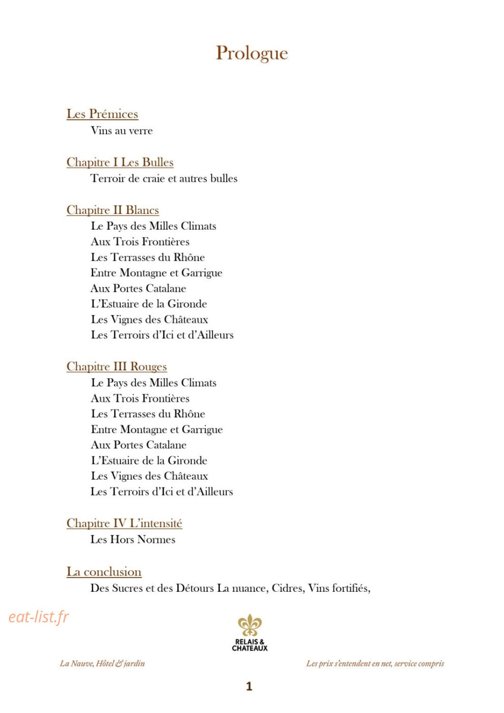 La Brasserie des Flâneurs — carte page 3