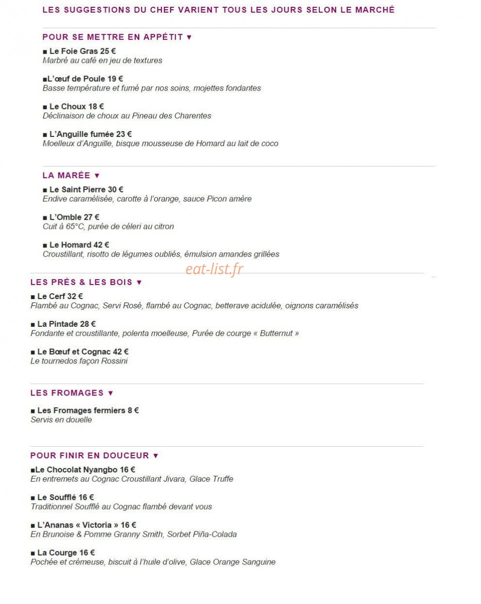 La table de l'yeuse — carte page 1