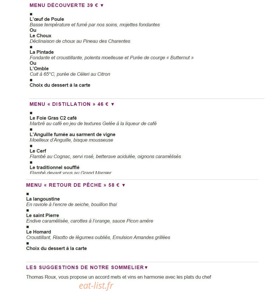 La table de l'yeuse — carte page 2