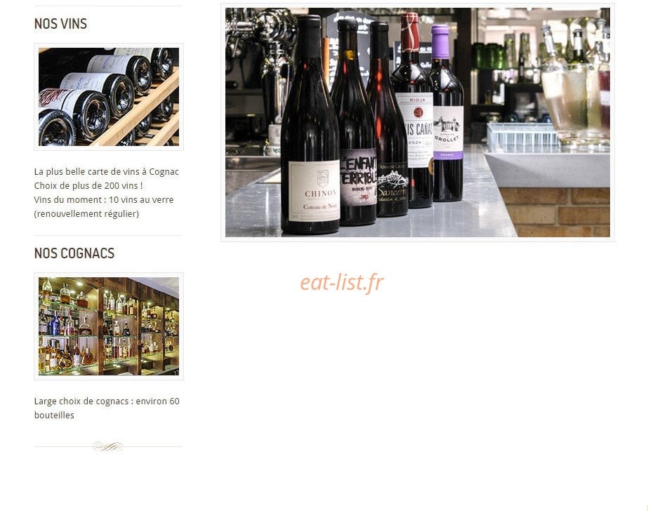 Le Chai — carte page 2