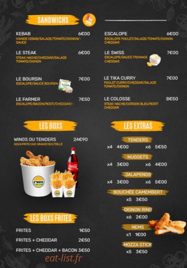 O ways — carte page 3
