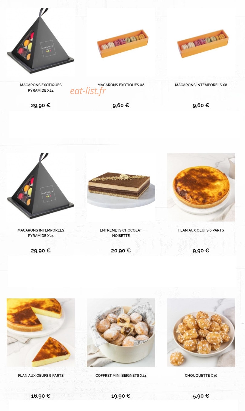 Patapain — carte page 4