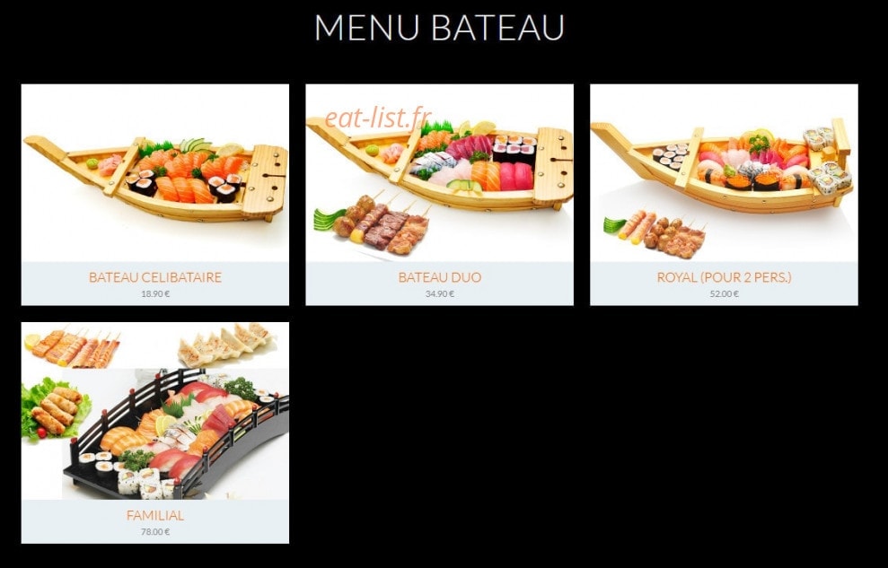 Sushi Neuf — carte page 5