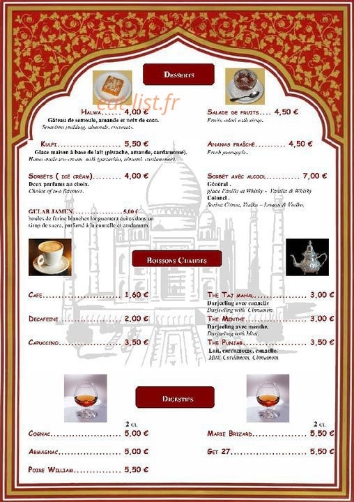 Taj Mahal — carte page 8