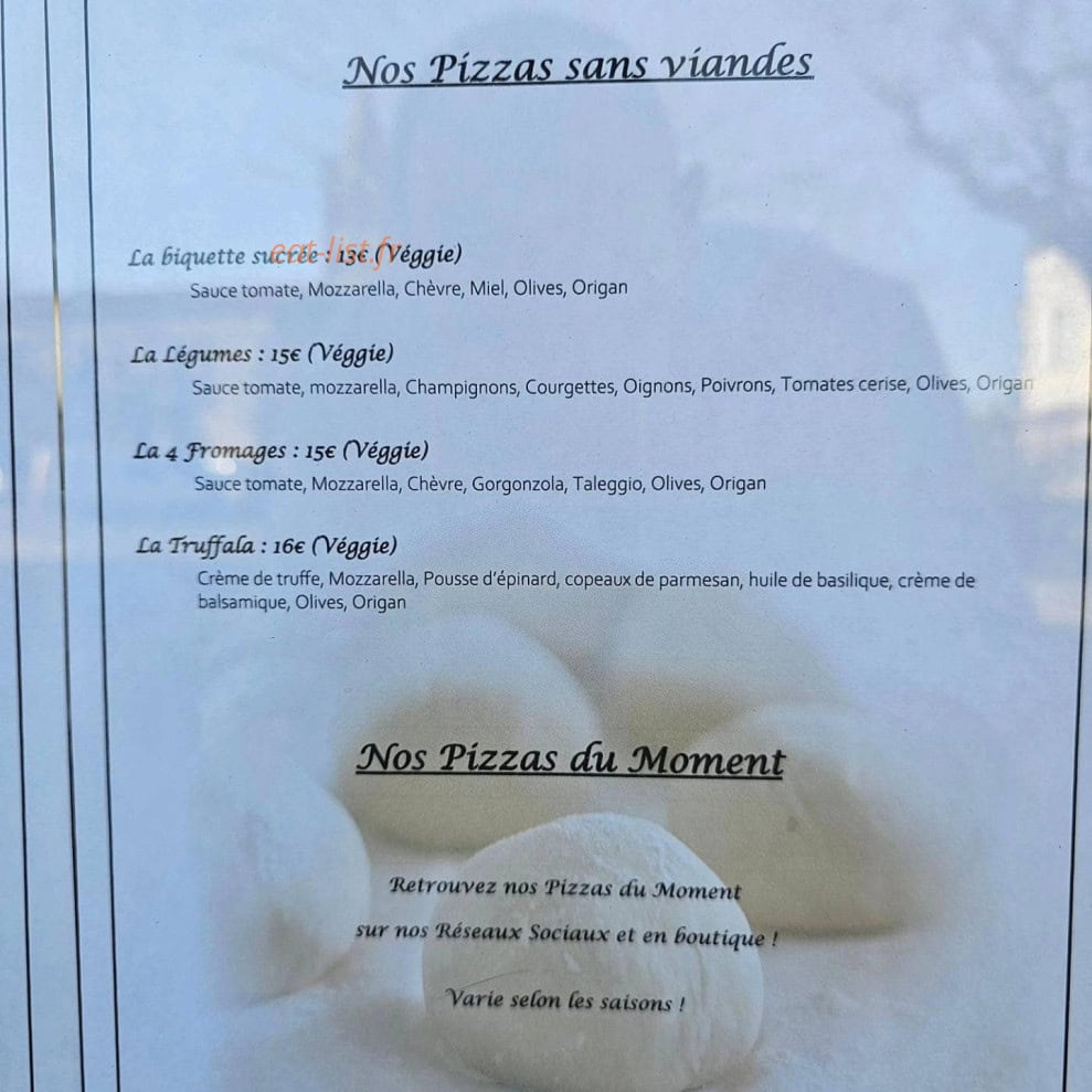 Le Pane Piatto — carte page 2
