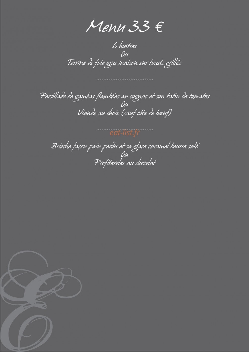L'Entrecote — carte page 11