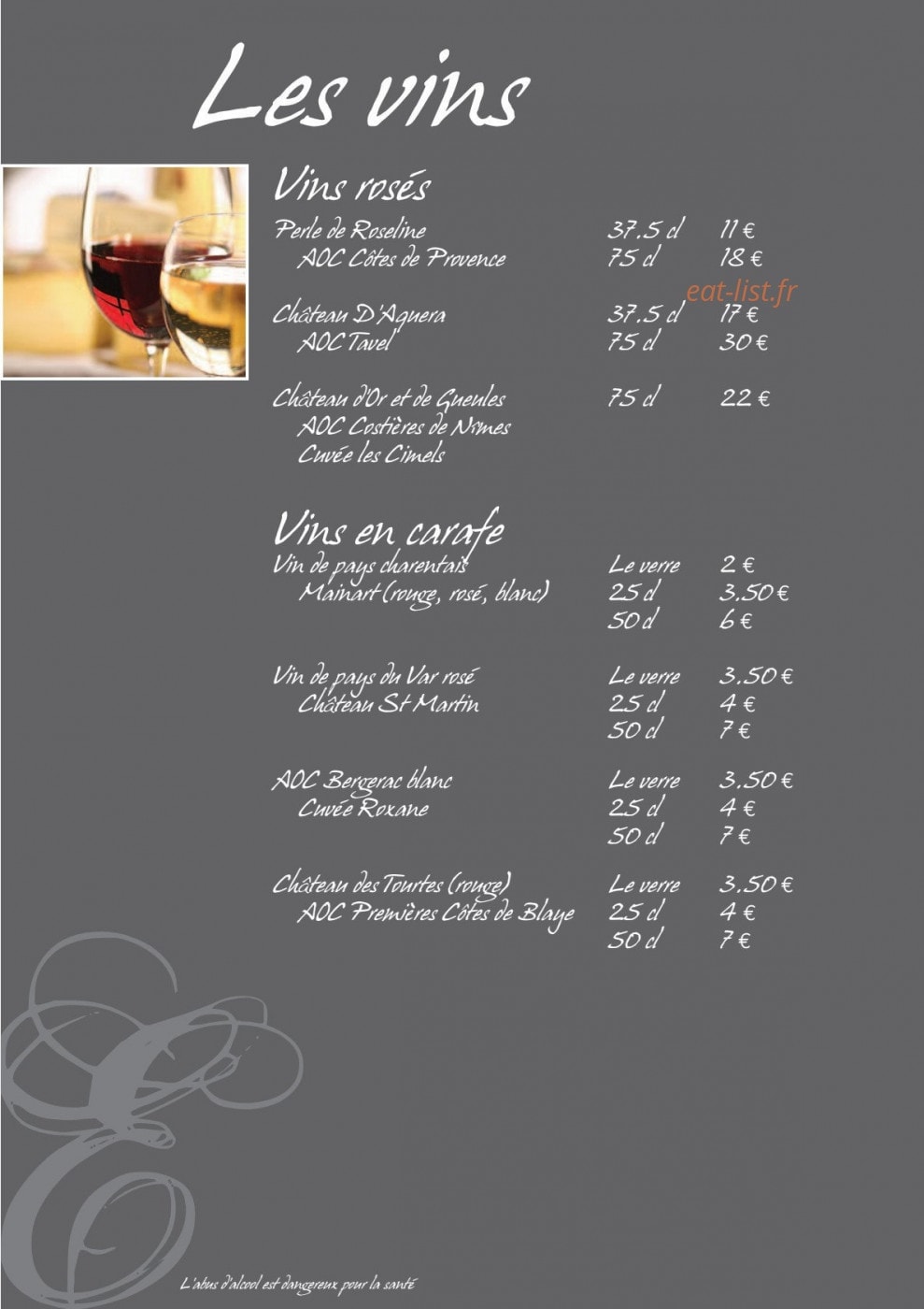 L'Entrecote — carte page 4