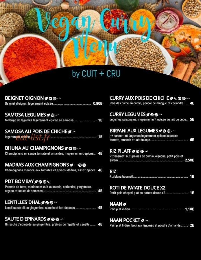 Cuit+Cru — carte page 2