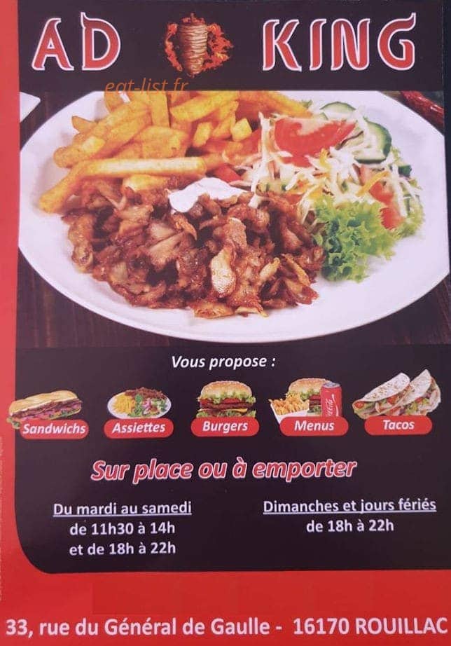 Ad king — carte page 1