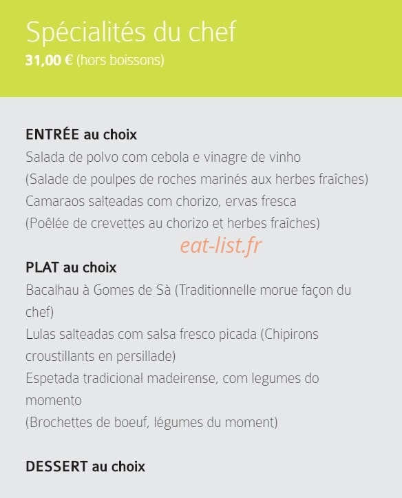 Auberge des fins bois — carte page 4