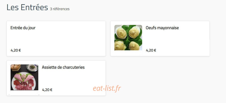 Bistrot du marché Jarnac — carte page 1