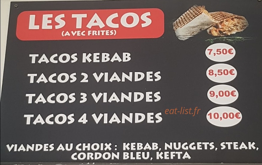 Kabab — carte page 2