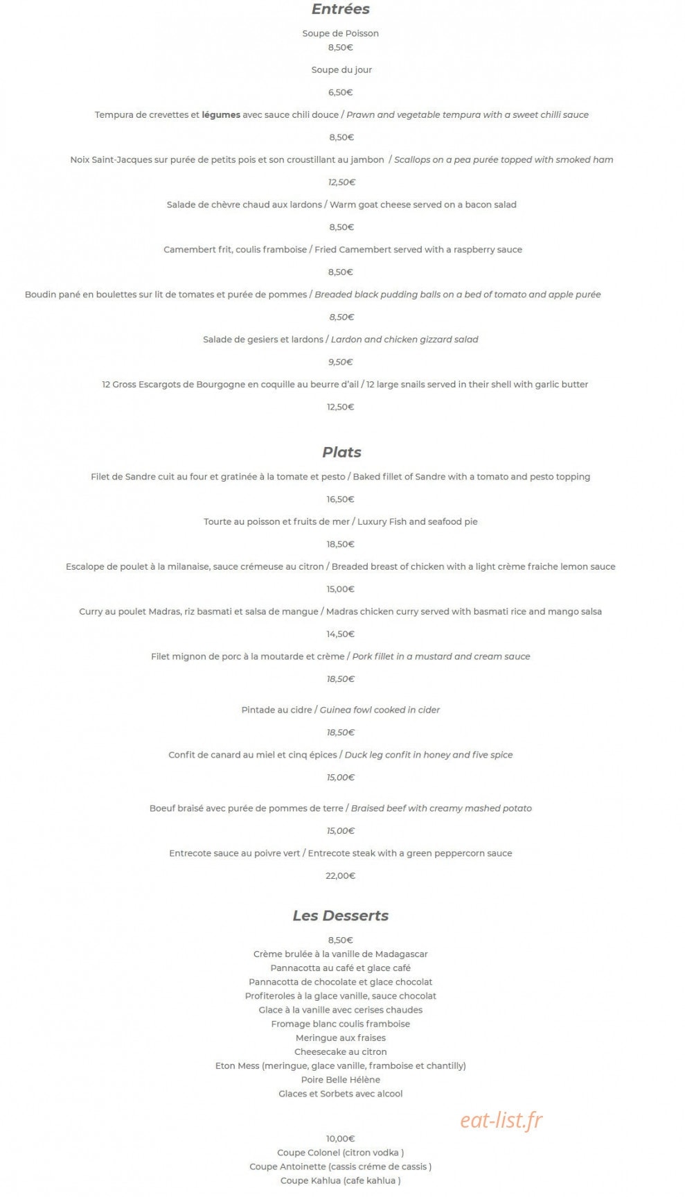Karina — carte page 1