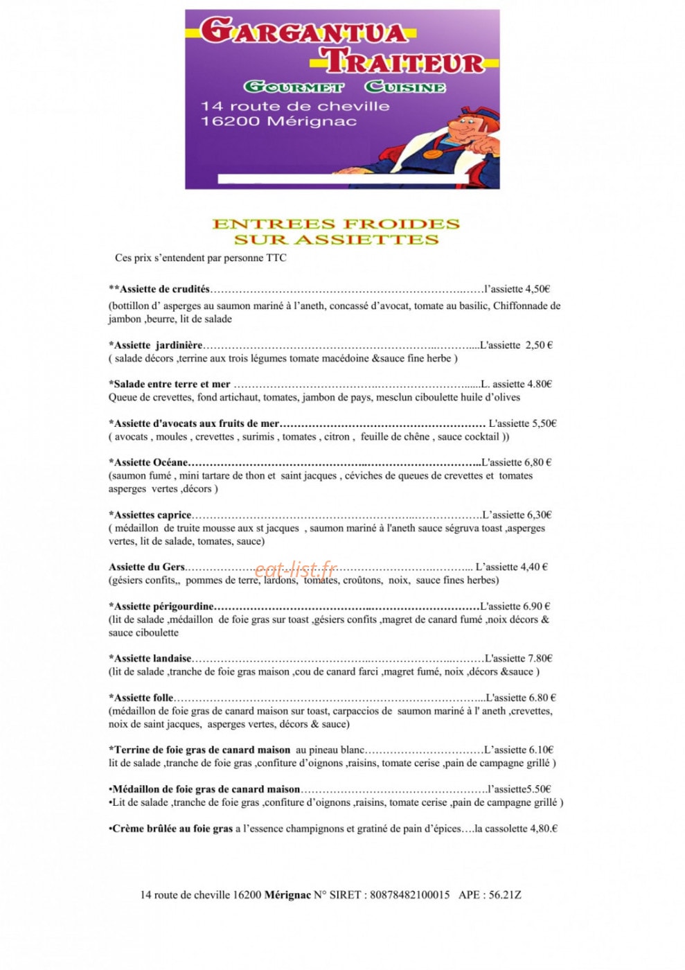 Gargantua — carte page 2