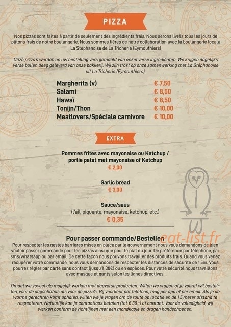 La Dame Blanche — carte page 2