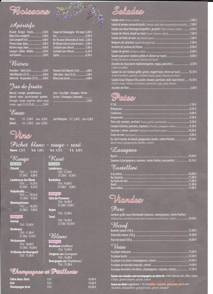 La Toscane — carte page 1