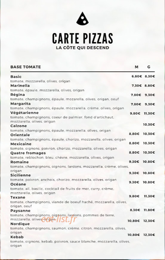 La Côte qui Descend — carte page 1