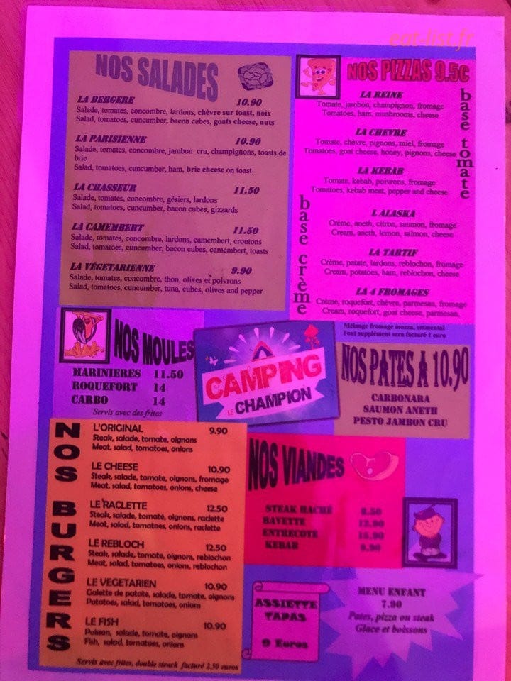 Le Champion — carte page 1
