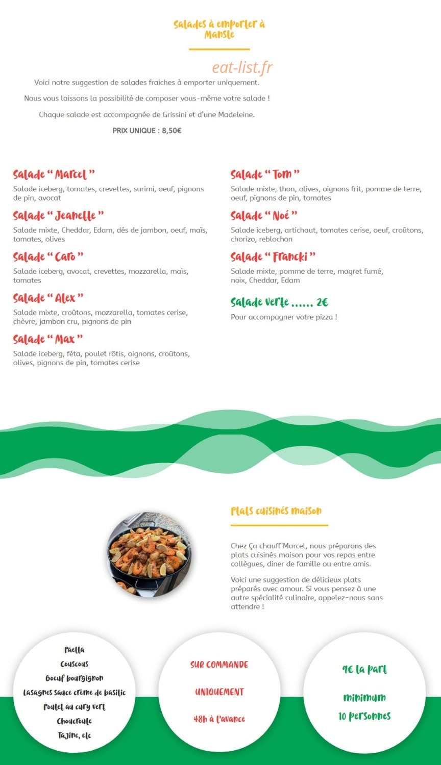 Ça Chauff'Marcel — carte page 4