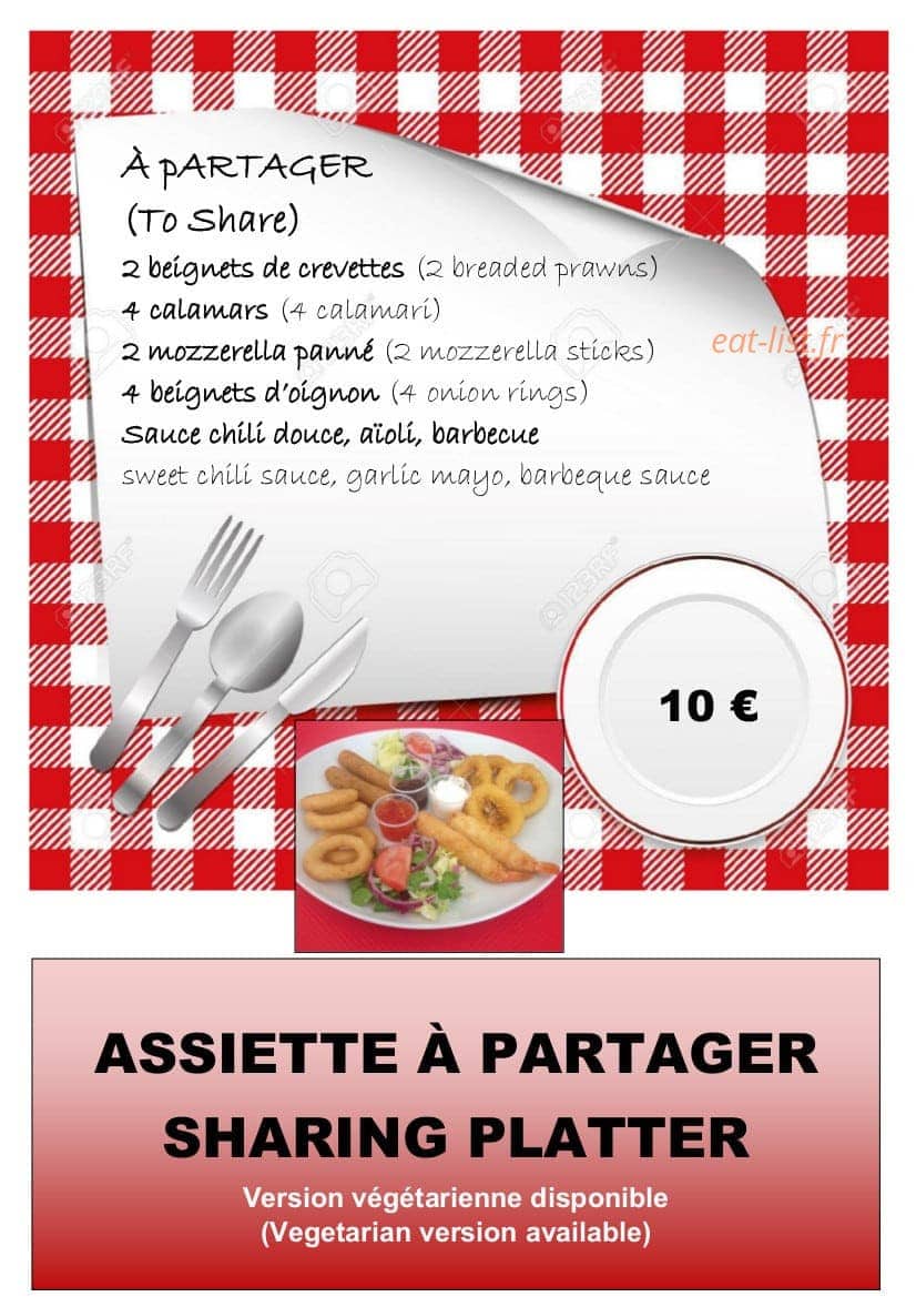 L'Etoile D'Or — carte page 10