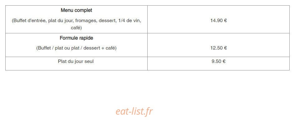 La Brasserie Lucky — carte page 6
