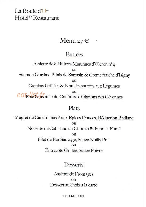 La Boule d'Or — carte page 2