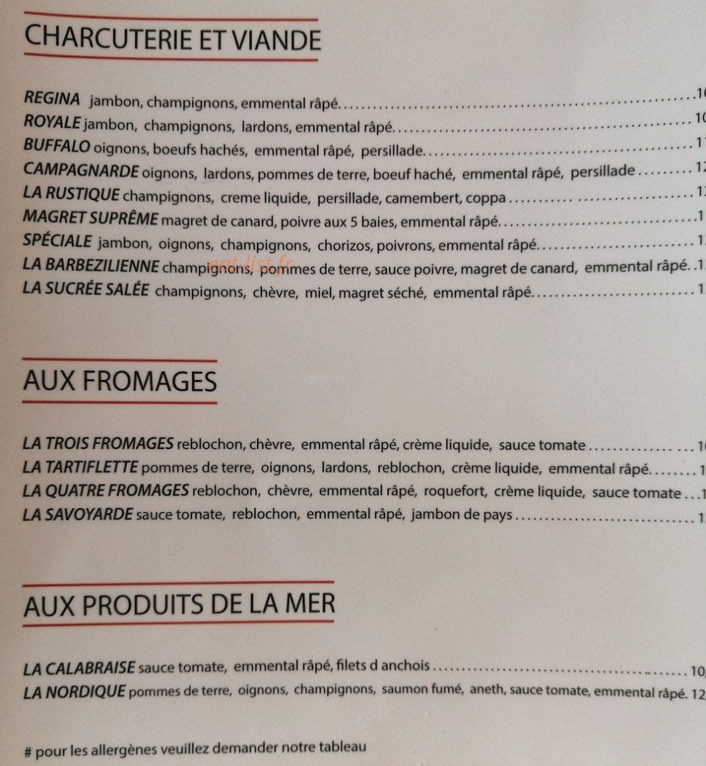Le Fair Play — carte page 1