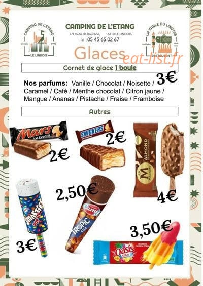 Camping du Lindois — carte page 6
