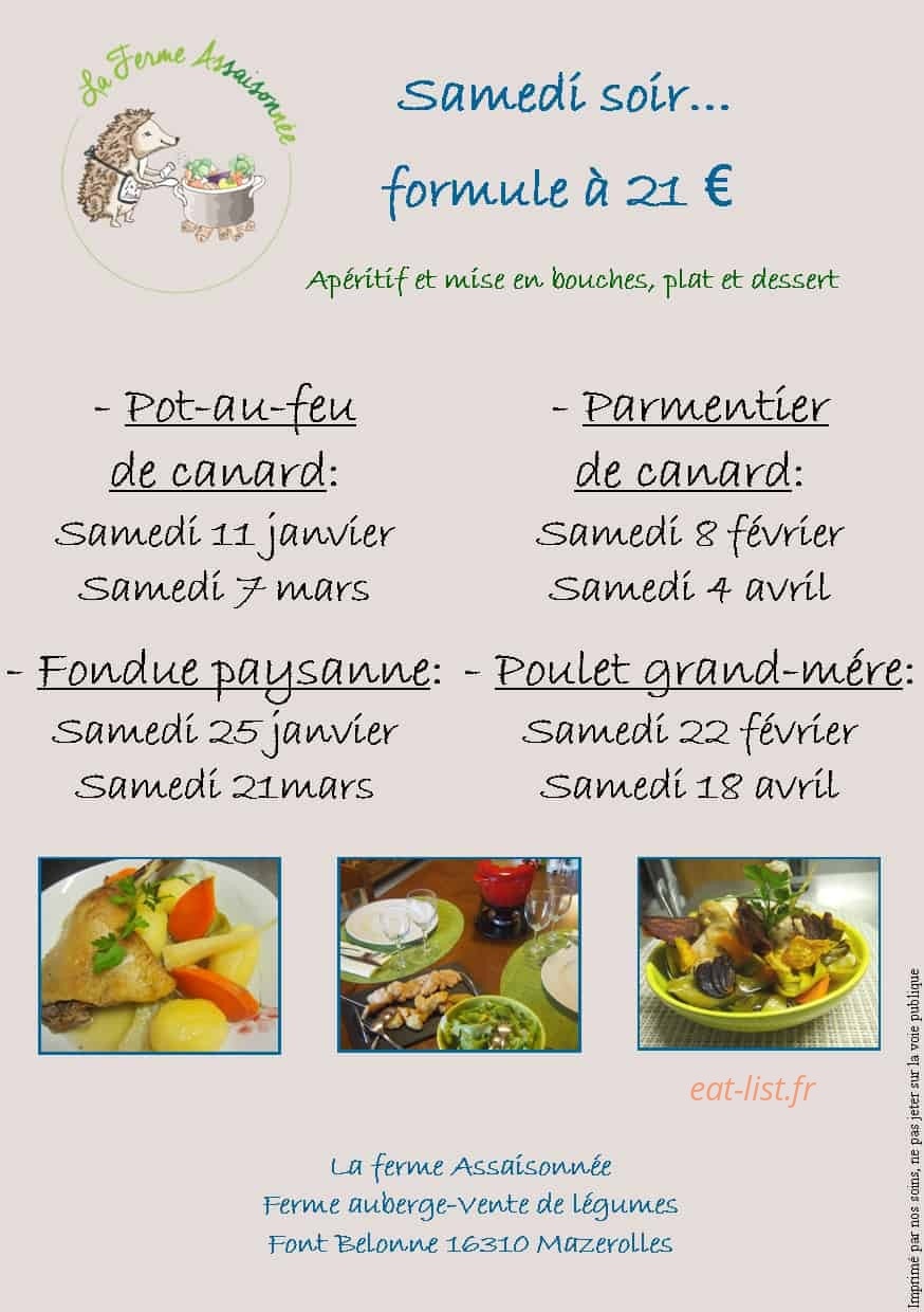 La ferme assaisonnée — carte page 2