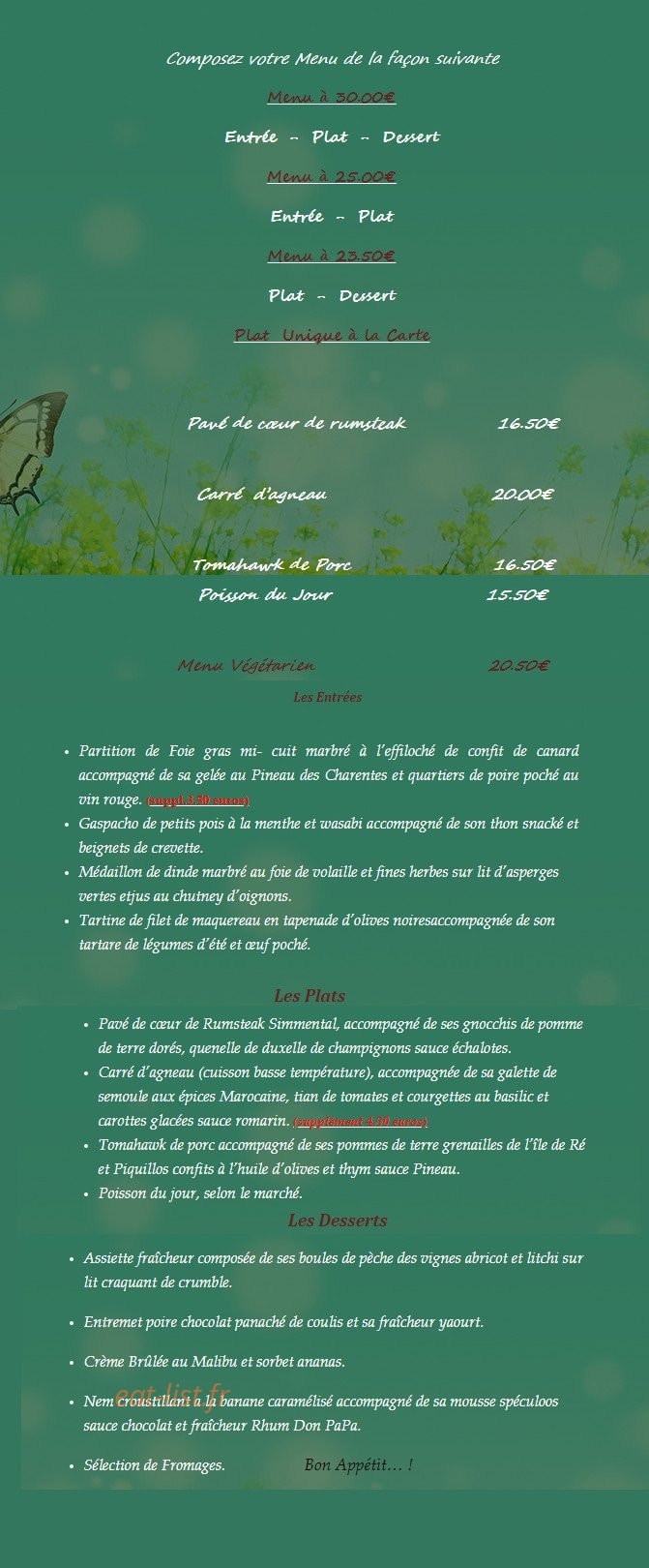 Le Lavalette — carte page 2