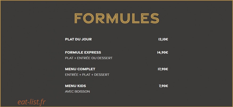 Brasserie Le 7 — carte page 4