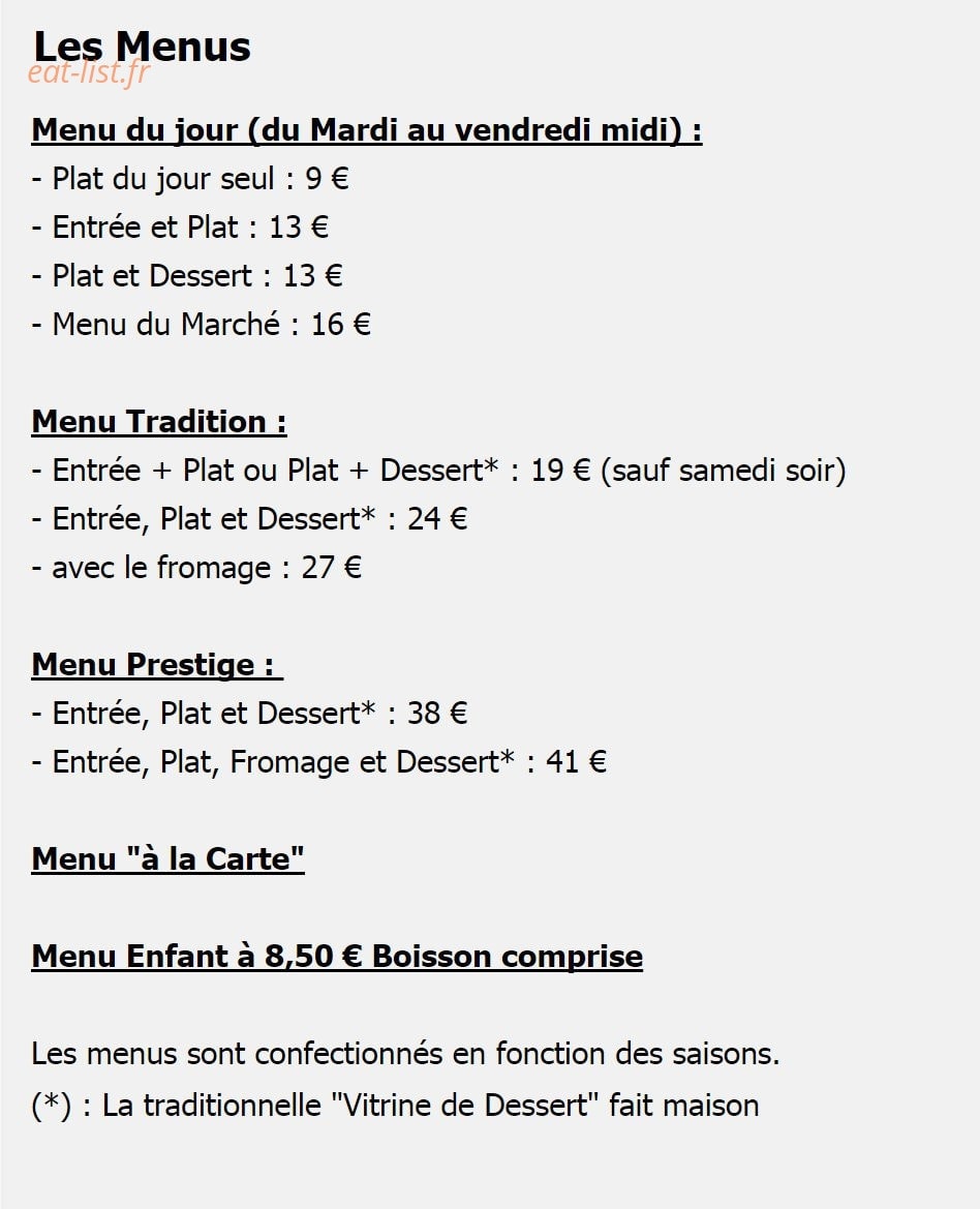 La margelle — carte page 1