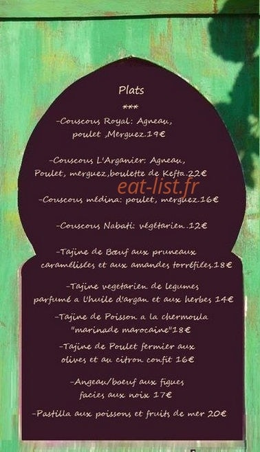 L'Arganier — carte page 2