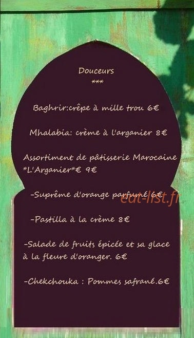 L'Arganier — carte page 3