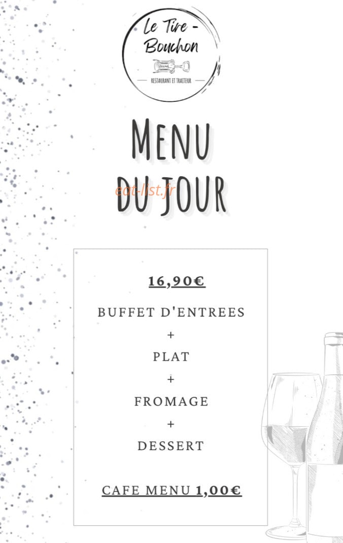 Le Tire-Bouchon — carte page 1