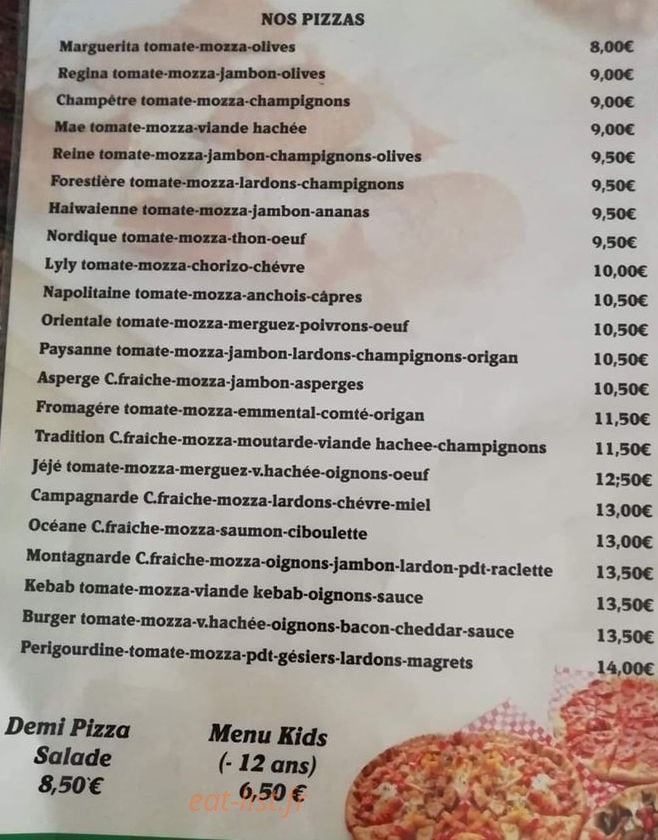Bouledogue café — carte page 1