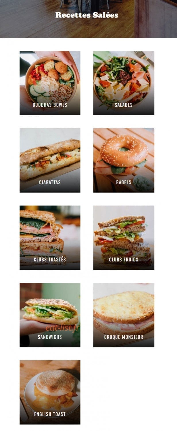 Columbus Café & Co — carte page 3