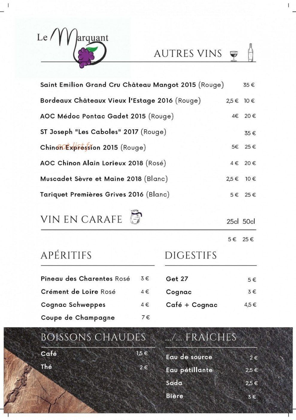 Le Marquant — carte page 4