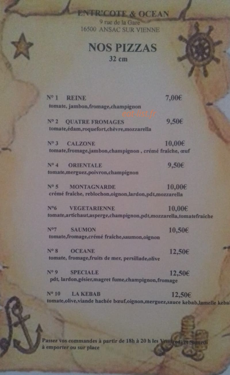 Entr Cote Et Ocean — carte page 1