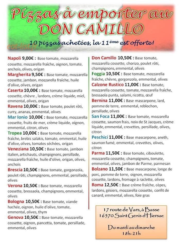 Don Camillo — carte page 1