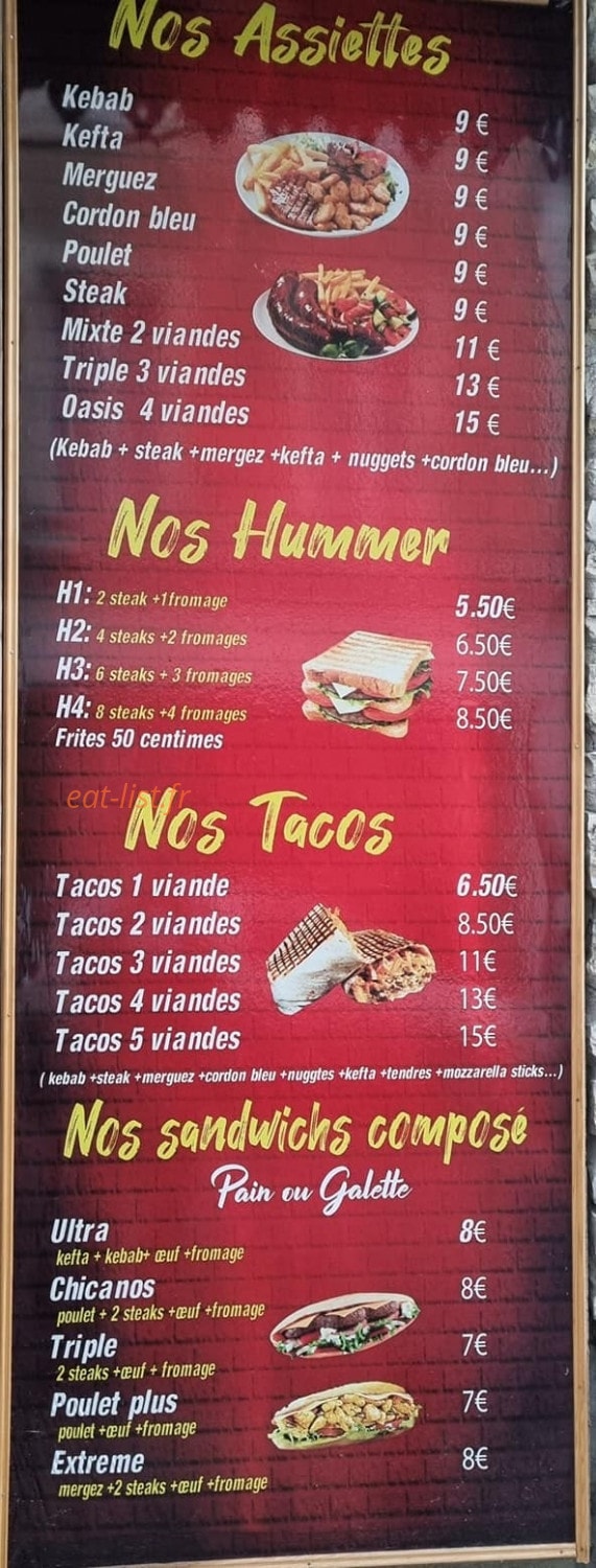L'oasis — carte page 1
